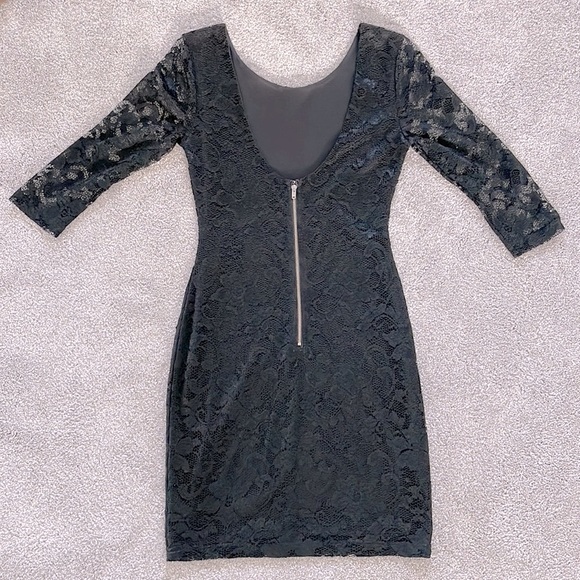 GUESS | Lace Zip Dress - Picture 4 of 8